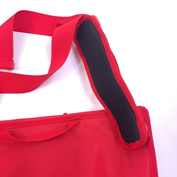 Timbuk2 Catapult Sling Messenger Bag Flame Red Padded Shoulder Bag Backpack - Picture 13 of 16